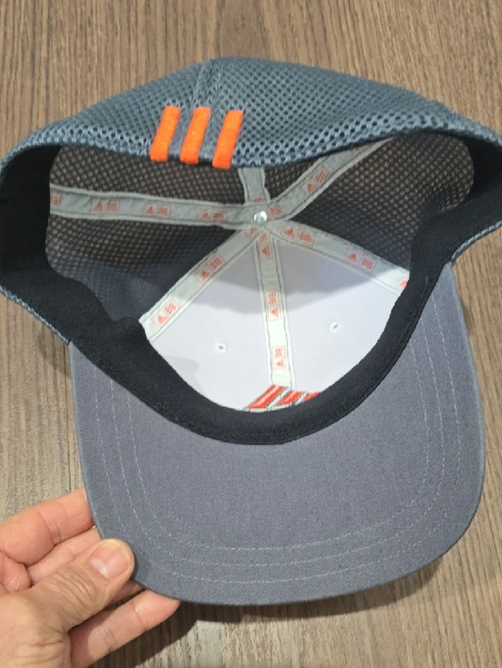 adidas Taylor Made‎ White and Black Mesh Cap with Orange Logo